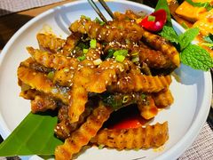 红油拌洋芋-雀舞云南菜(乐客城店)