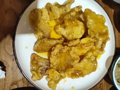 -东来菜馆•手抓海鲜家常菜•海鲜锅贴(鸽子窝店)