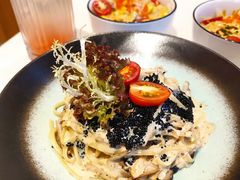 和风青芥末黑蟹籽杂菇扁意粉-森Some Fusion(荔湾店)