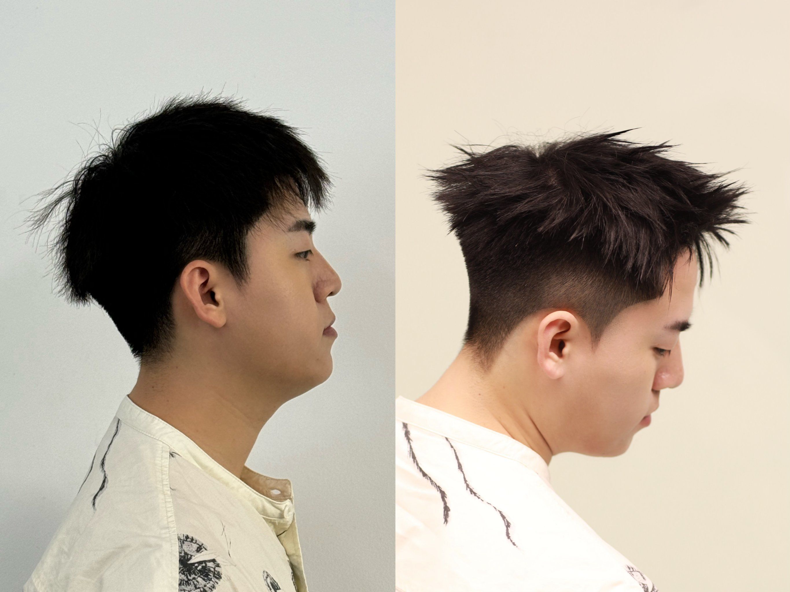 男生侧分 #男士发型