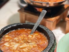 石锅鸡汤豆腐-绿茶餐厅(深南广场万科店)