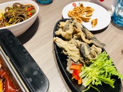 网红小吃炸鱼皮-鱼酷活鱼烤鱼(恒隆广场店)