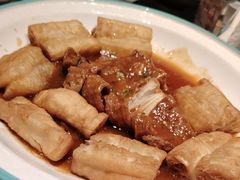 红烧鳐鱼翅果子-红蜡烛-养生粥-津鲁菜(中山路店)