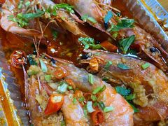 锡纸开背虾-兆辉木炭海鲜烧烤·海鲜小炒