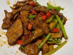 小炒黄牛肉-雲蜀龙阁·金牌水煮鱼(方庄店)