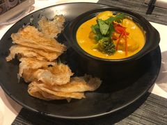 咖喱时蔬配手抓饼-若蘭慈·无国界素食料理(欢乐海岸店)
