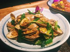 泰辣椒膏炒花甲-上楼私房菜(院士路店)