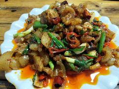 酱爆牛脚筋-阿葉农家饭店