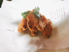 蛋黄鸡翅-绿茶餐厅(松江万达店)