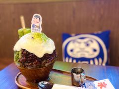 抹茶生乳かき氷-WONDER ICE 萬得冰田(建設路总店)