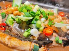 蒜香味烤清江鱼-探鱼·鲜青椒爽麻烤鱼(北京路天河城店)