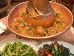 土司铜锅油焖鸡-浩海火燒雲傣家菜(芮欧百货店)