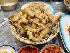 干炸鲜蘑-屋里家延边朝鲜族冷面(梅林3店)