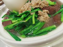 沙姜韭菜浸猪红-中山国际酒店中餐厅