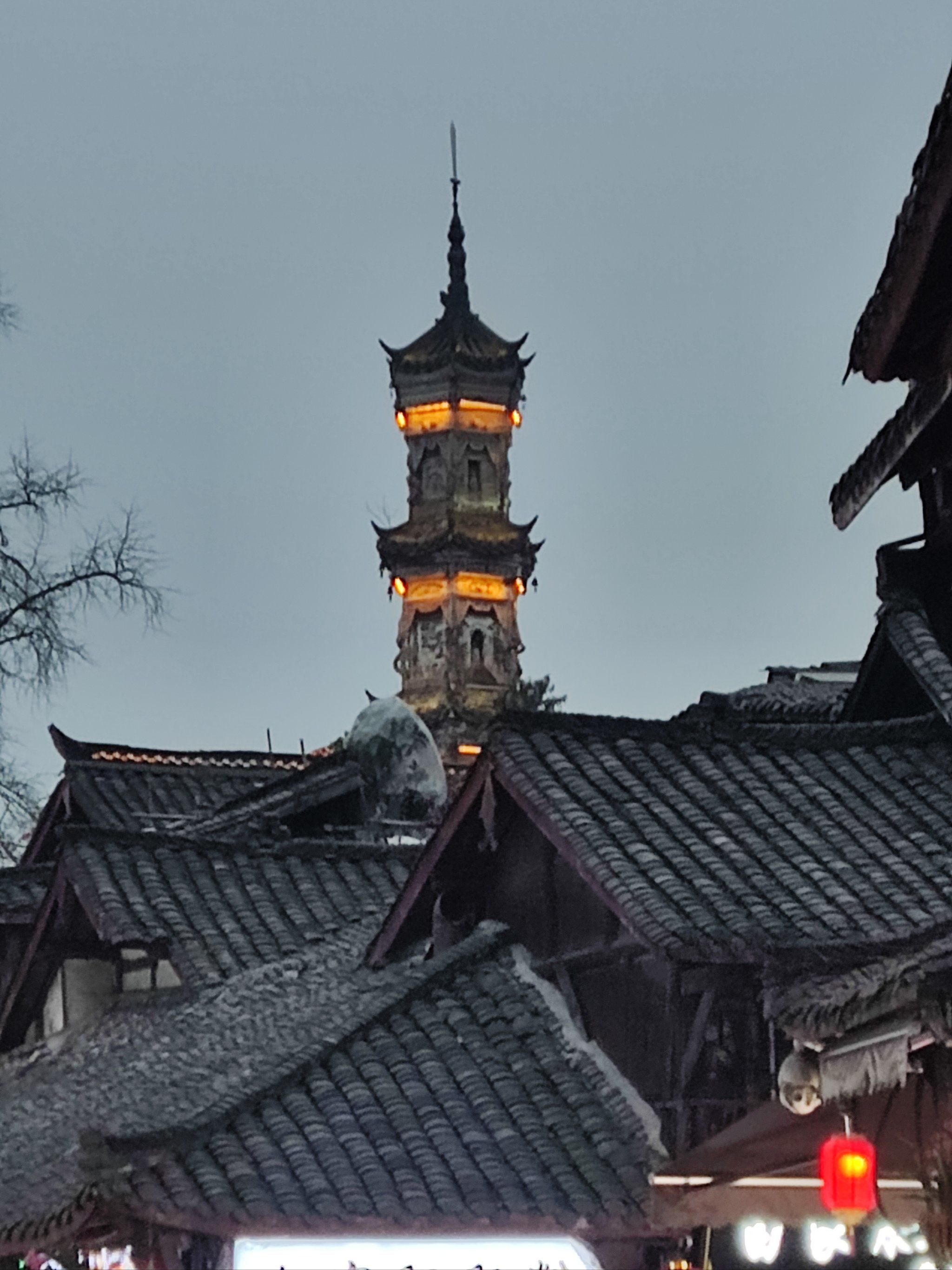 街子古镇长街宴*古镇夜色撩人心