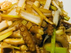 秋葵炒八带-吕氏疙瘩汤·私家菜馆(慈云寺店)