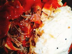 金针菇培根石锅拌饭-中央财经大学-食堂