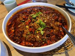 水煮牛肉-川旺角川粤融合菜•海景餐厅(星海广场店)