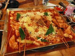 芝士火山炒年糕-包装马车·韩国料理·포장마차