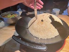一个锅巴和时蔬-薇酌饮·陕西菜(南门外店)