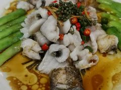 青花椒蒸笋壳鱼-猪肉婆私房菜(容桂总店)