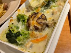 蘑菇焗西兰花-新贝乐意大利餐厅(苏州中心店)