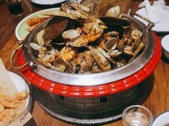 -东来菜馆•手抓海鲜家常菜•海鲜锅贴(鸽子窝店)