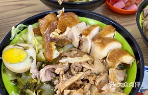 Boneless Pig Trotter Rice with Rose Soy Chicken Rice