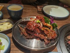-明洞阿姨·韩式酱蟹烤肉·创意料理(三元桥店)