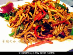 茶树菇烧双丝-普天和酒楼·新津菜·烤鸭(天津之眼店)