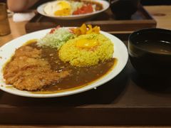 芝士猪排黄米饭-金龙咖喱