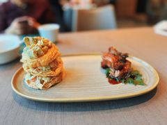 老上海熏鱼拼三文鱼牛油-望乡楼上海菜(日月光店)