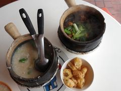 -长城砂煲田鸡粥