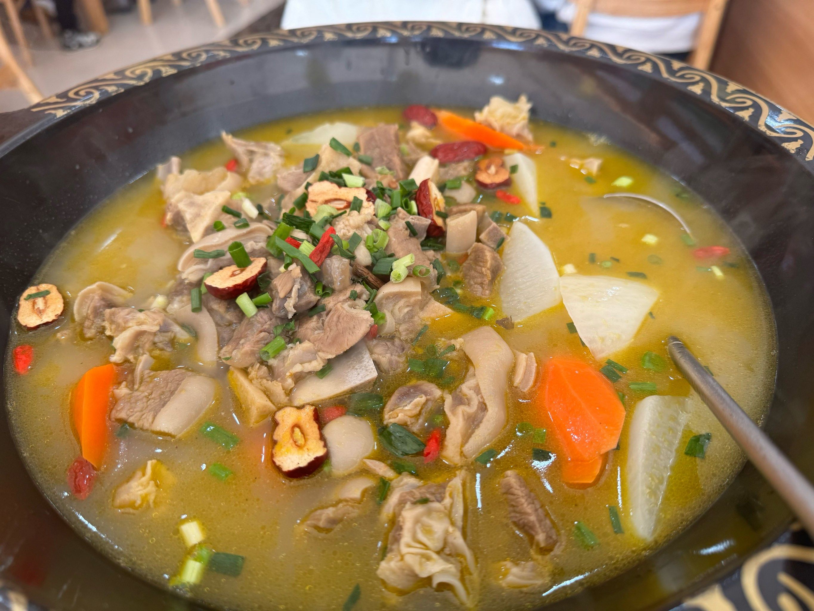 温暖一碗羊肉炖菜