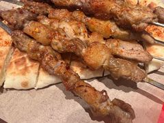 一把羊肉串配现烤馕-西贝(虹口龙之梦店)