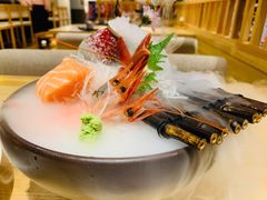 刺身三品-鲔吞·和牛寿喜烧(闵行区绿瘦酒店)
