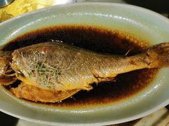 清蒸鲜大黄鱼-那家小馆•北京菜•烤鸭(中关村店)