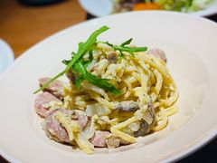 培根蘑菇奶油意大利面-新贝乐意大利餐厅(苏州中心店)