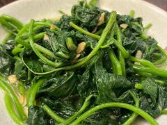 蒜蓉豆酱炒红薯叶-大洋家·潮汕鱼鲜·花胶砂锅粥(天河东路店)
