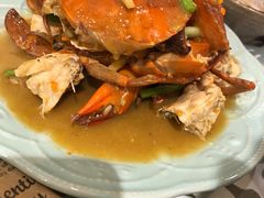 葱香膏蟹-十面欢腾·海鲜面·台式Bistro(长乐路店)