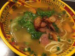 叉烧扁实汤-明叔捞面