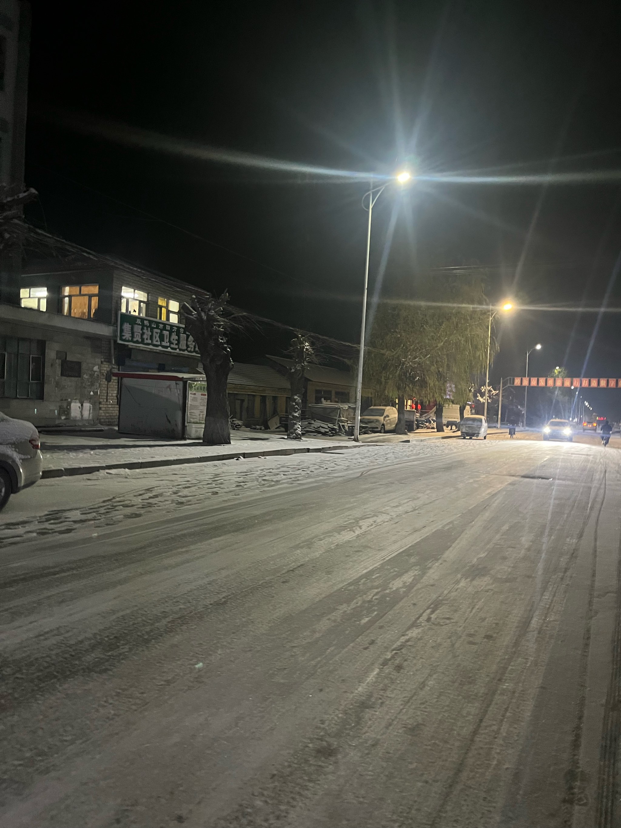 池店镇下雪图片