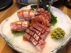 三文鱼腩刺-王鼎精致料理铁板烧(世博源店)