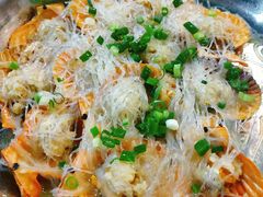 蒜蓉粉丝蒸扇贝-石岐乳鸽村(南海第三分店)