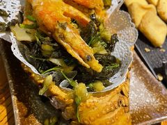 普洱茶香虾-滇香肴·云南菜蒸汽石锅鱼(云南北路店)