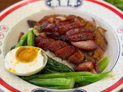 叉烧拼烧鹅饭-余百年·现烧烧腊(布吉金利店)