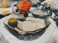 鱼子酱海胆生蚝-名将法式铁板烧(云峰别墅店)