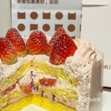 冬日愿望｜下雪❄️➕清新草莓奶油蛋糕🍰