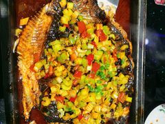 豆豉味烤鱼-江边城外烤全鱼(龙德广场店)