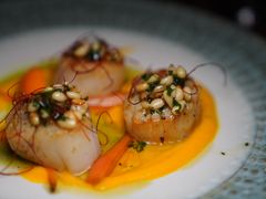 香煎带子配手指土豆泥-Bistro Les Lilas丁香花小酒馆